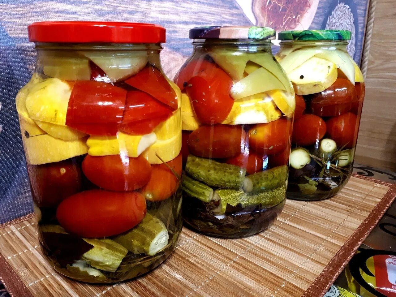 Маринады на зиму рецепты с фото Маринованное овощное ассорти на зиму - пошаговый рецепт с фото (17283 просмотра)