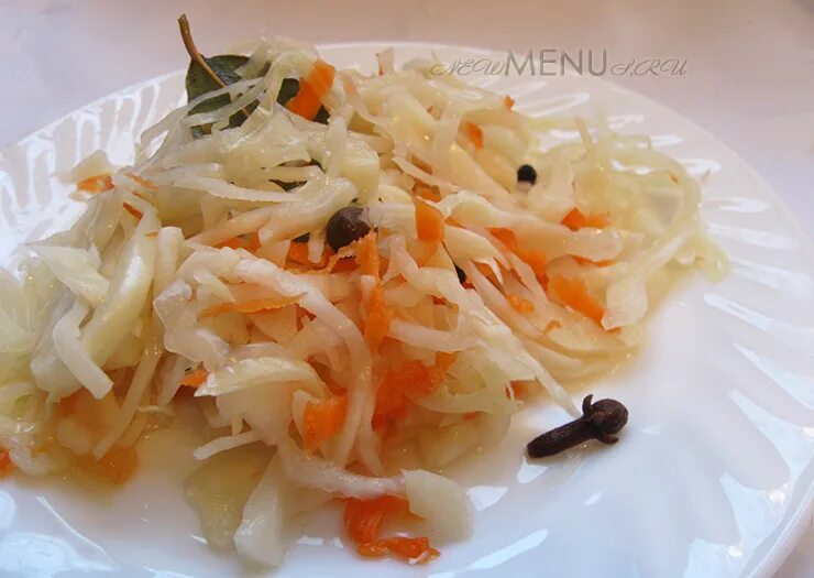 Маринованная капуста быстрого приготовления фото Маринованная капуста быстрого приготовления