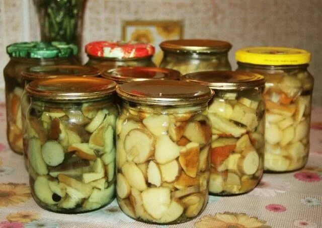 Маринованные грибы фото банка Маринованные белые грибы (универсальный маринад) OK.RU Cooking recipes, Recipes,