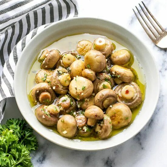 Маринованные грибы шампиньоны рецепт с фото Easy marinated mushrooms Marinated mushrooms recipe, Mushroom recipes, Watermelo
