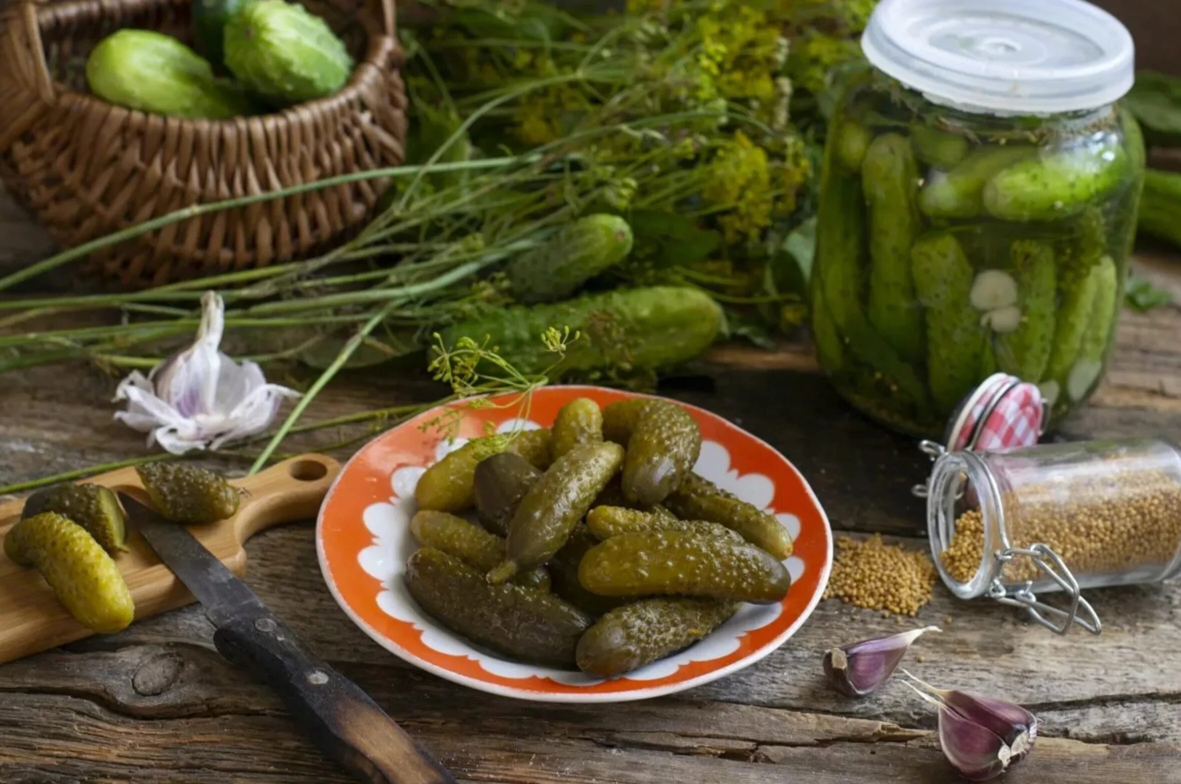 Маринованные огурцы фото рецепты Маринованные корнишоны. Cucurbitaсеае