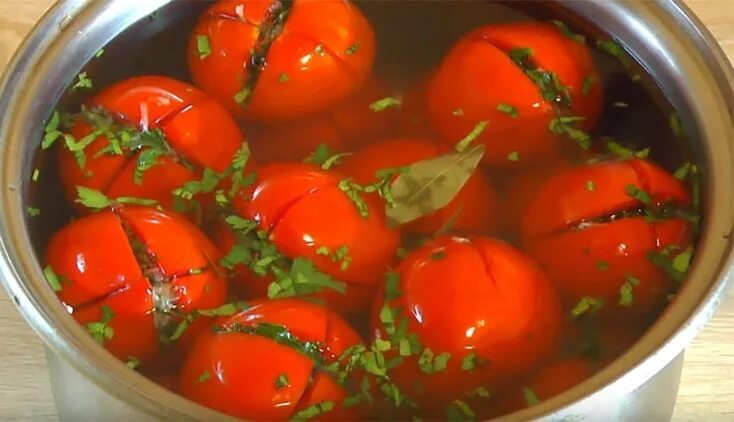 Маринованные помидоры быстрого приготовления рецепт фото Малосольные помидоры быстрого приготовления: с чесноком и зеленью, в пакете и в 