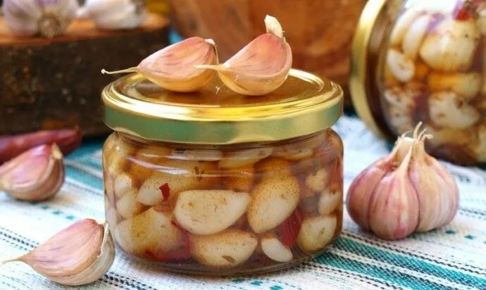 Маринованный чеснок быстрый рецепт с фото Закуски с чесноком: рецепты вкусных и питательных блюд.