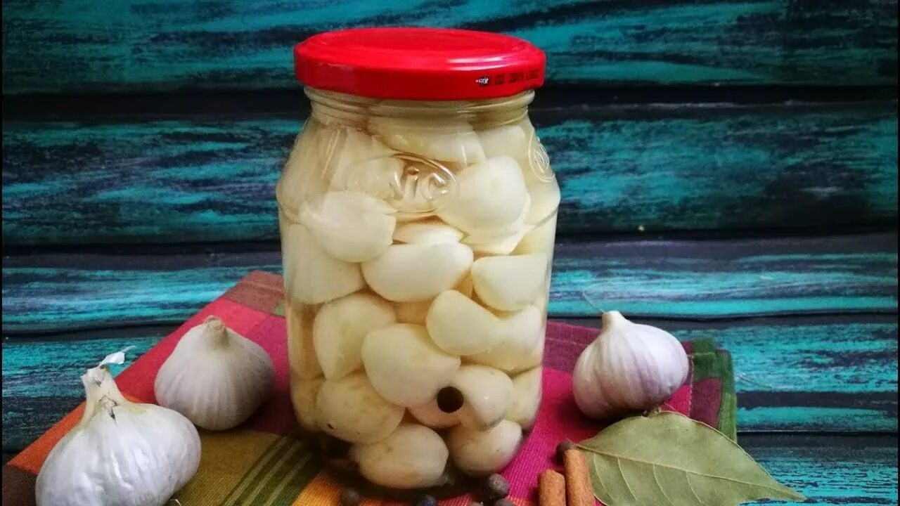 Маринованный чеснок на зиму с фото Рецепт маринованного чеснока - пошаговый рецепт с фото (4334 просмотра)
