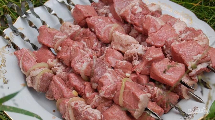 Маринуем шашлык из свинины фото Шашлык из свинины в гранатовом соке - пошаговый рецепт с фото на Повар.ру