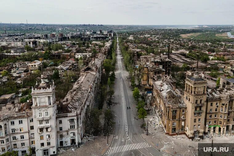 Мариуполь фото до и после Россия восстанавливает Мариуполь, где 80 дней шли бои УРА.РУ Дзен