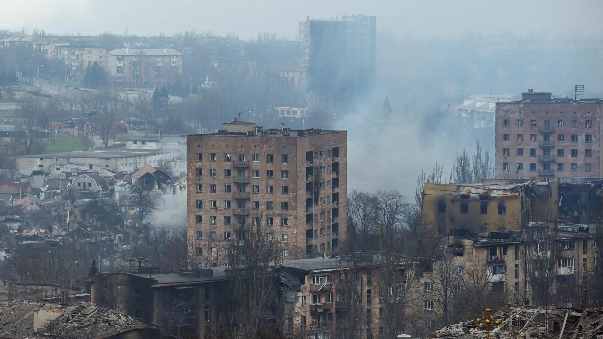 Мариуполь новости сегодня фото ВСУ за сутки выпустили 75 снарядов по населенному пункту Донецкий - РИА Новости,