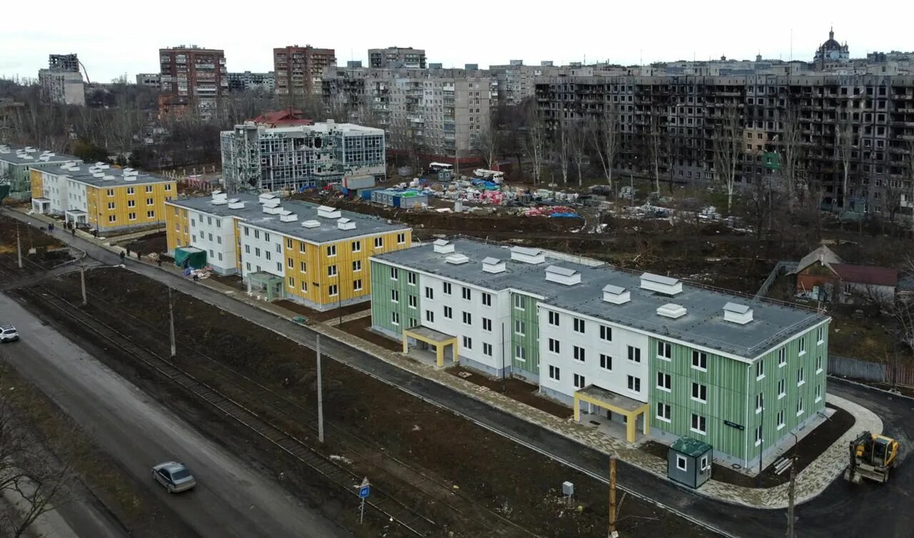 Мариуполь сегодня 2024г фото В Мариуполе закончили ремонт всех многоквартирных домов.