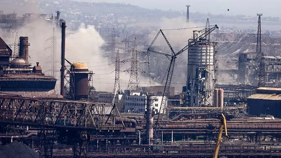 Мариуполь завод азовсталь фото Сотрудница "Азовстали" заявила о нахождении на заводе наемника-генерала Новости 