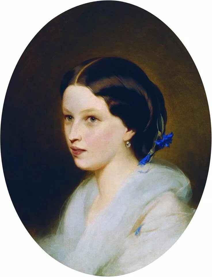 Мария александровна пушкина фото Иван Макаров 1849 Мария Александровна Пушкина (Гартунг) Портрет, Художники, Анна