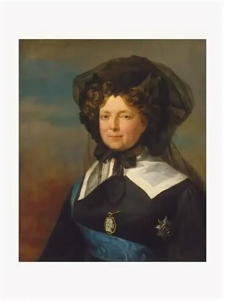 Мария федоровна жена павла i фото Empress Maria Feodorovna of Russia, 1820S' Giclee Print - George Dawe Art.com Ma