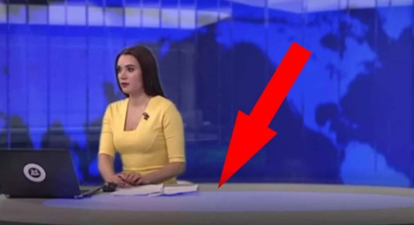 Мария гуфранова ведущая фото Terrorisée par ce qu'elle vient de voir arriver sur le plateau, cette journalist