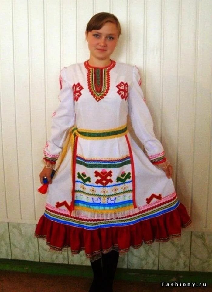 Марийский национальный костюм женский фото République de Mari El Long sleeve dress, Dresses with sleeves, Fashion