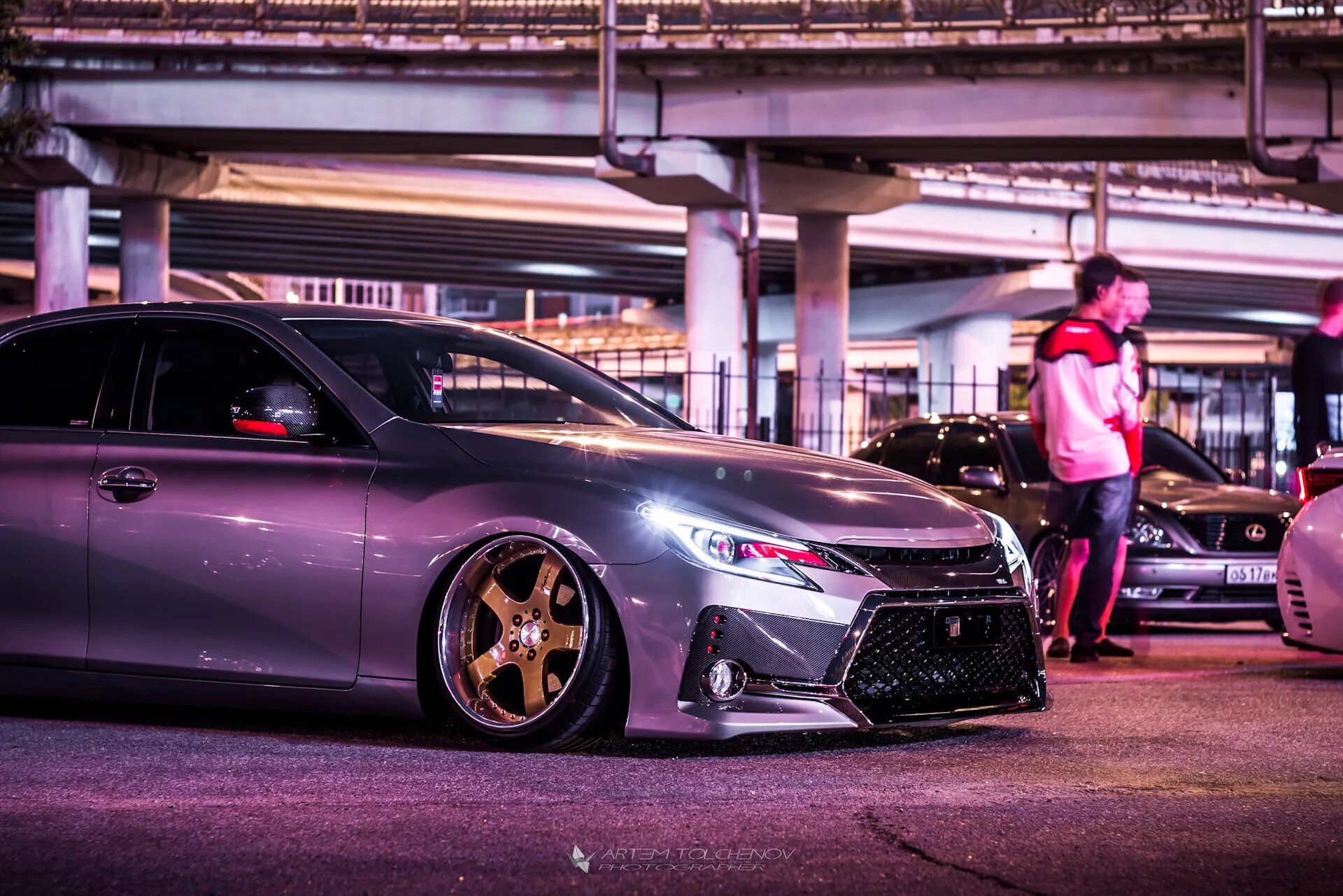 Марк 10 фото Stance фестиваль Low To Fun 2019 - Toyota Mark X (GRX130), 2,5 л, 2014 года встр