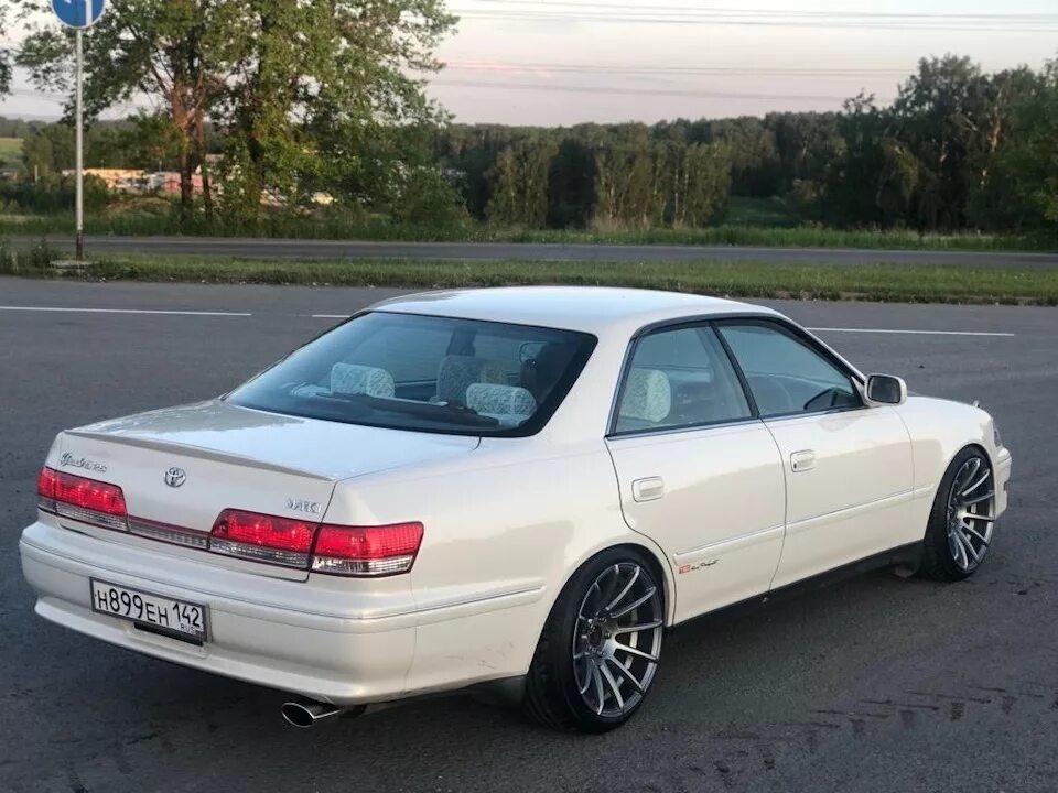 Марк 2 сотый кузов фото Обменяю выхлоп Fujitsubo на сток - Toyota Mark II (100), 2,5 л, 1998 года запчас