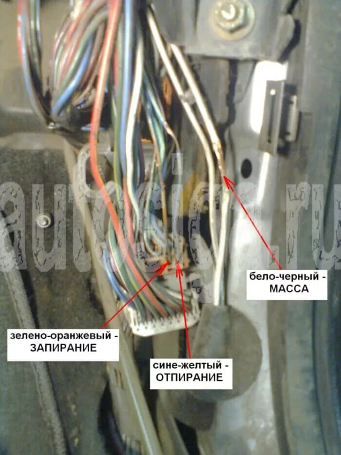 Марк 2 точки подключения сигнализации Установка сигнализации на Toyota Caldina 1996-1997 - подключение автосигнализаци