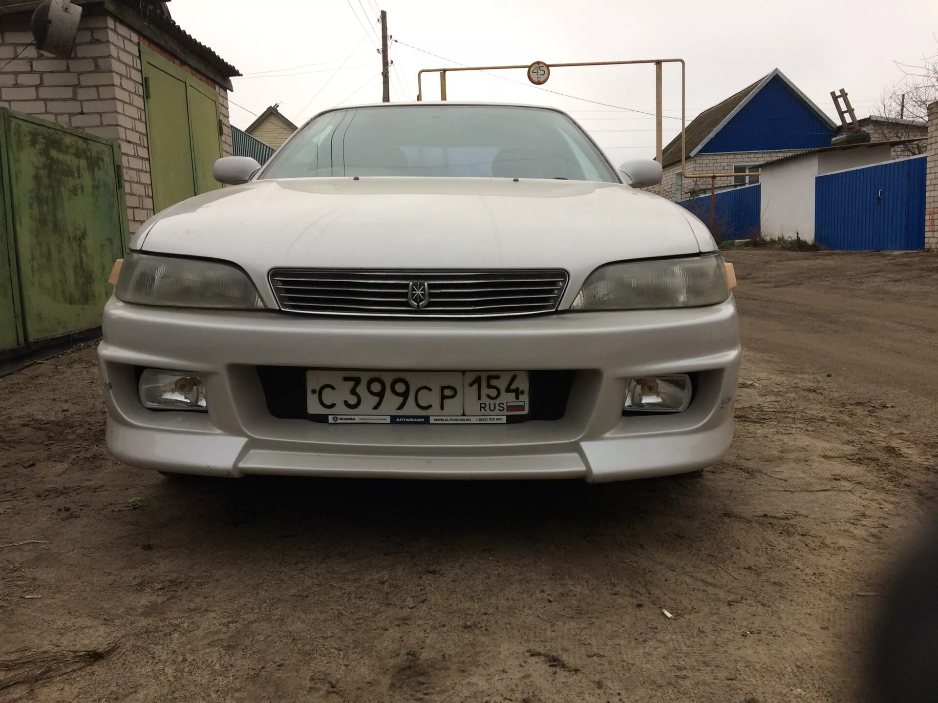 Марк 2 тюнинг бампер Противотуманки - Toyota Mark II (90), 2,5 л, 1995 года своими руками DRIVE2