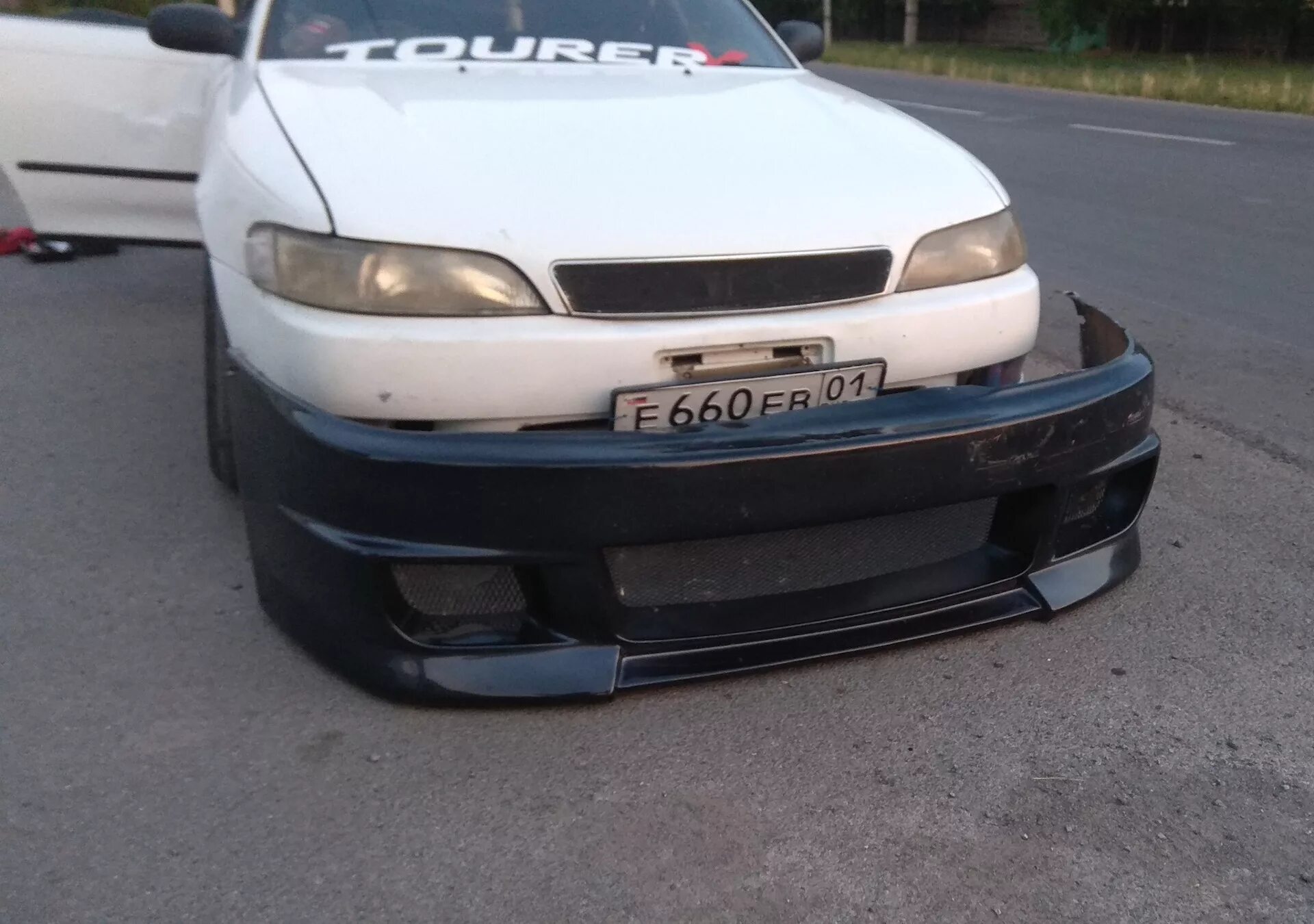 Марк 2 тюнинг бампер Передний бампер Wald - Toyota Mark II (90), 2,5 л, 1994 года стайлинг DRIVE2