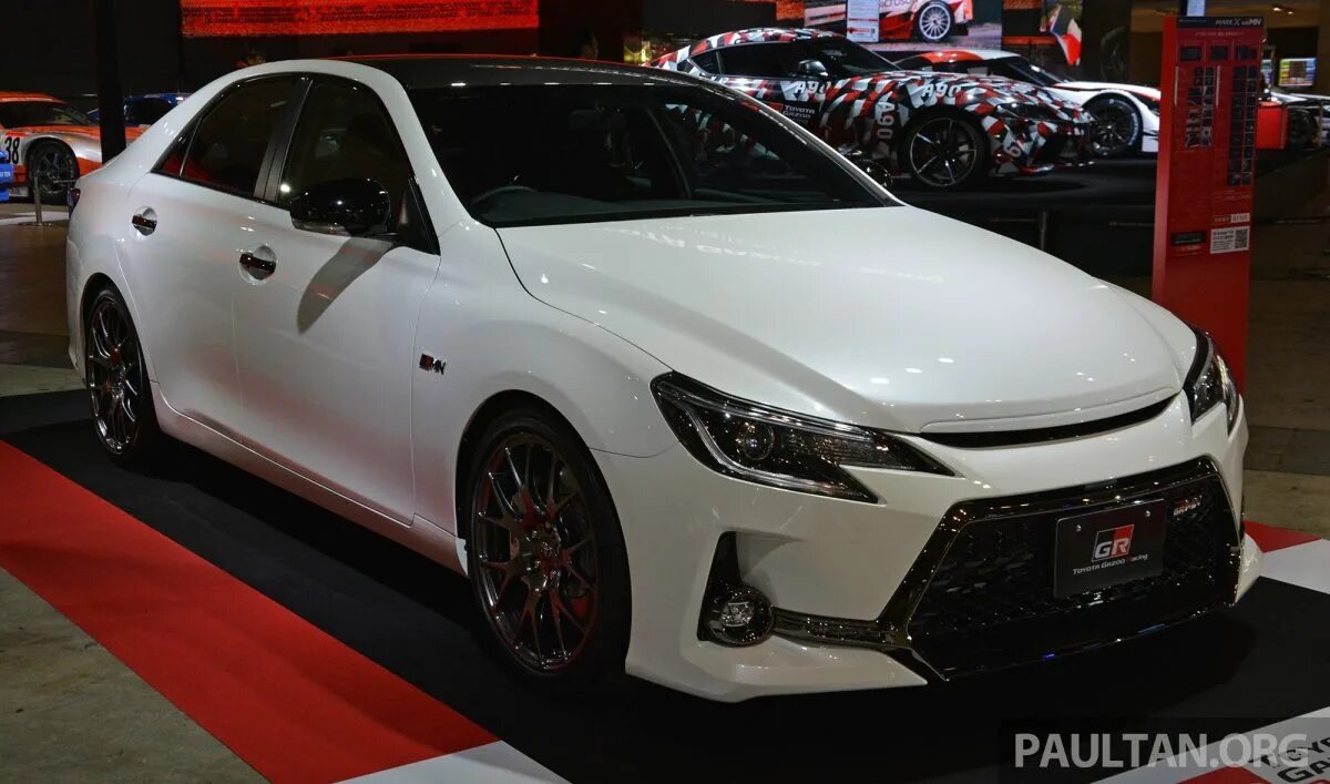 Марк 2019 фото Toyota Mark X GRMN 于 东 京 改 装 展 亮 相.3.5 升 V6 自 然 进 气 引 擎 搭 配 六 速 手 排 变