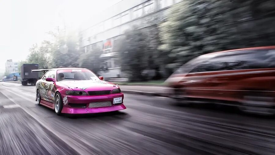 Марк фото дрифт Toyota Mark II (90) 2.5 бензиновый 1995 Pink Drift печенька) на DRIVE2