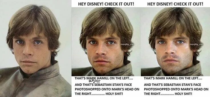 Марк хэмилл до и после аварии фото Entertainment - UPROXX Mark hamill, Sebastian stan, Captain america star