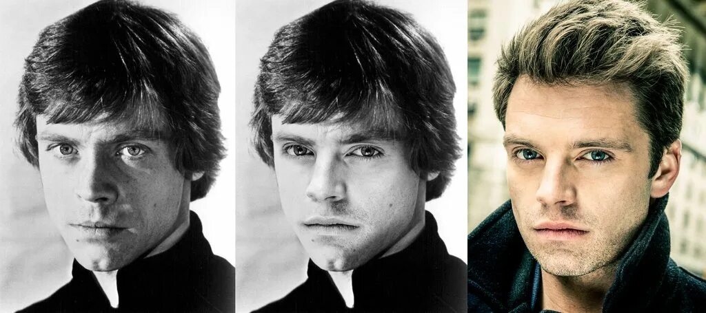 Марк хэмилл до и после аварии фото Sebastian Stan Skywalker - Album on Imgur