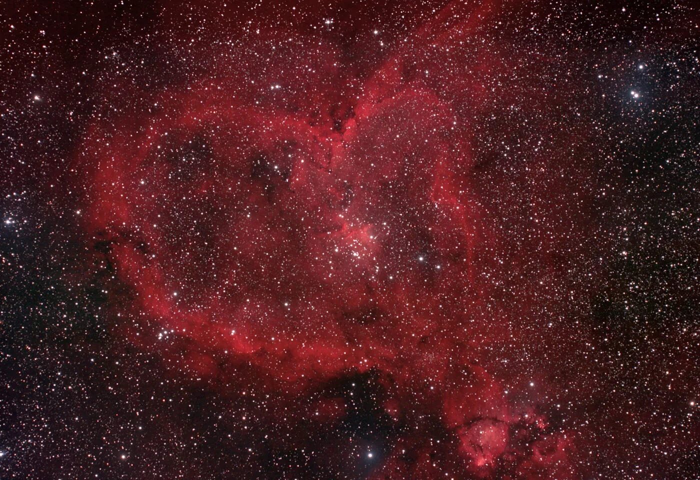 Марк из сердце вселенной фото Файл:IC1805 -- H-alpha + RGB.jpg - Википедия