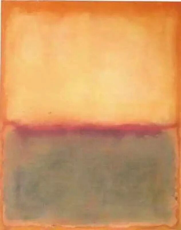 Марк ротко фото Mark Rothko (b. 1903 - d. 1970, Latvian/American), "Untitled" 'Light over Deep',