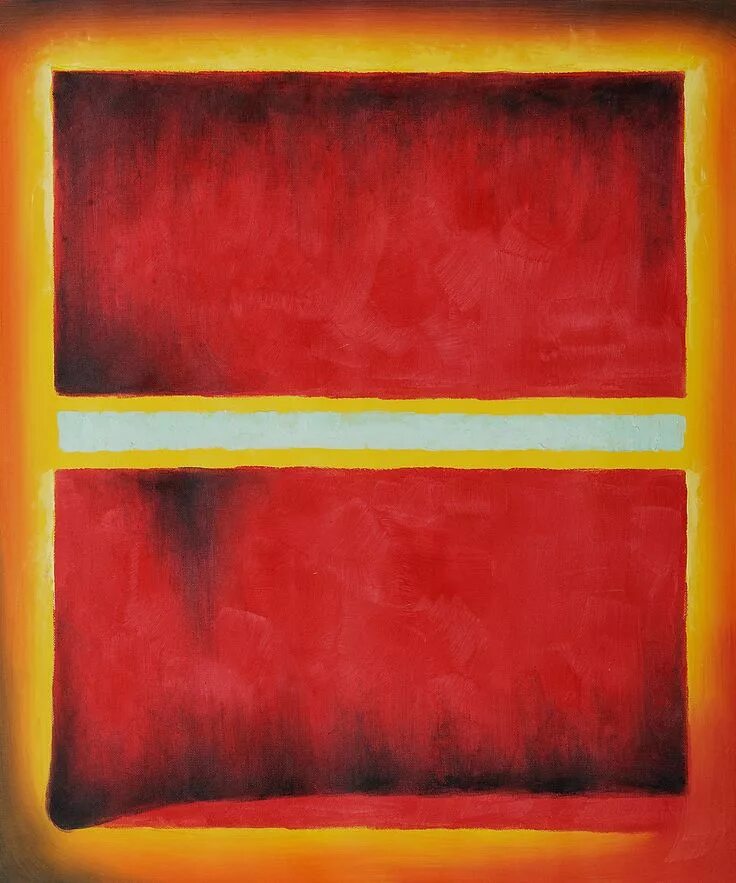 Марк ротко картины фото Abstract expressionism - Saffron 1957 by Mark Rothko Actividades artísticas, His