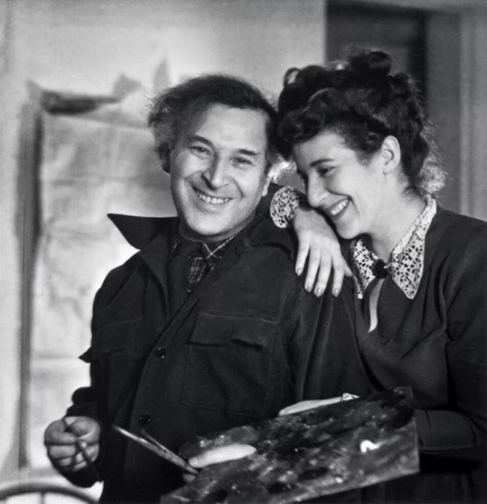 Марк шагал фото с женой Épinglé sur CHAGALL