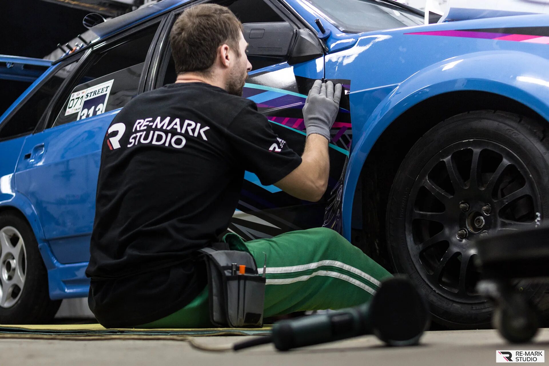 Марк студио фото калининград Оклейка боевой Лады для Pro-Service - RE-MARK STUDIO на DRIVE2