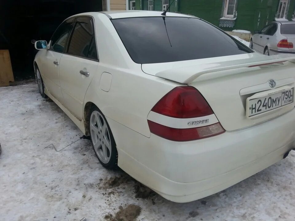 Марк сугроб фото Неожиданная примерка тапок. - Toyota Mark II (110), 2,5 л, 2001 года просто так 