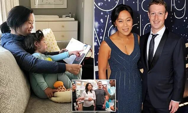 Марк цукерберг фото с женой и ребенком Inside Mark Zuckerberg and wife Priscilla Chan's home and work balance Mark zuck