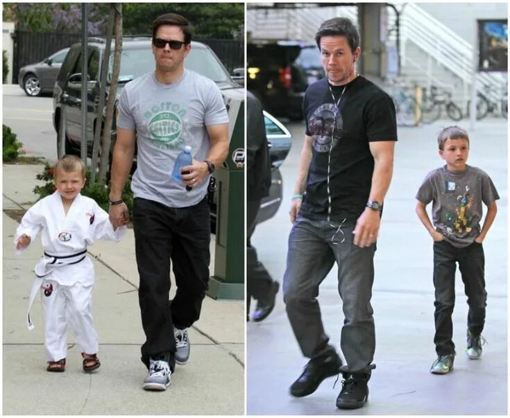 Марк уолберг дети и жена фото Mark Wahlberg's Four Kids: Daddy's Joy and Pride Mark wahlberg, Mark wahlberg an