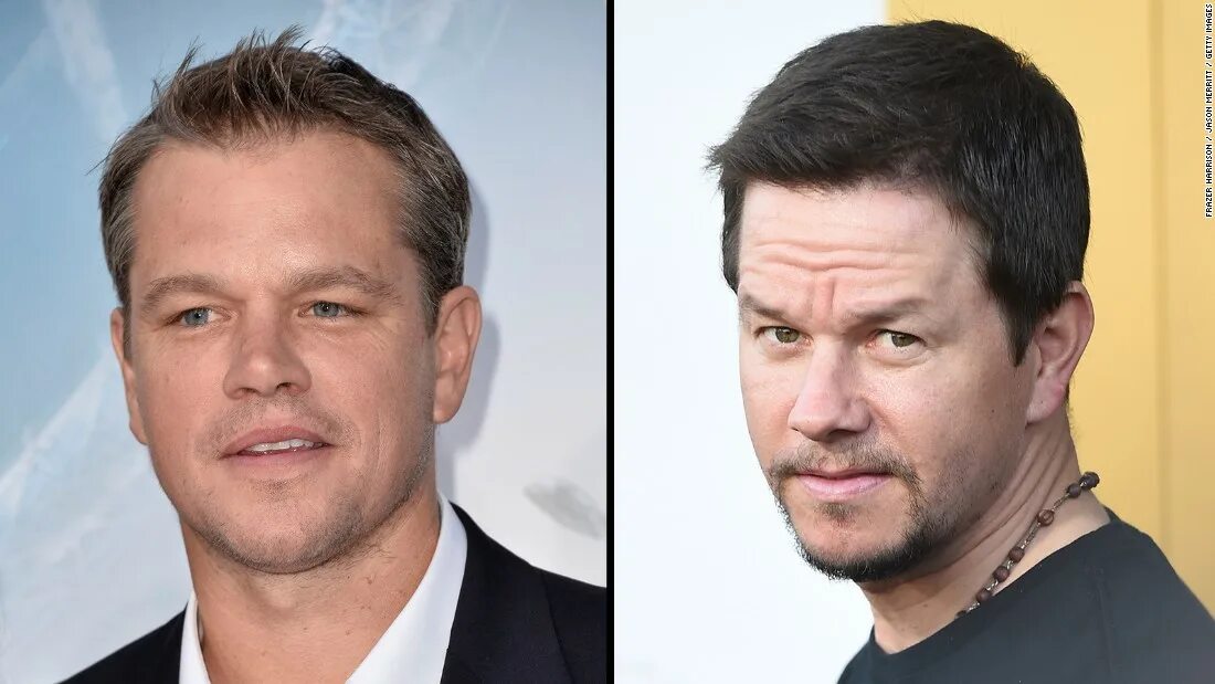 Марк уолберг мэтт дэймон фото Mark Wahlberg revela qué hace cuando lo confunden con Matt Damon - CNN