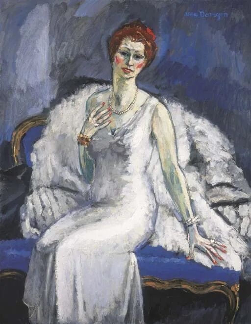 Марк ван донген фото после кислоты Kees van Dongen (1877-1968) , Portrait de Lucie Valore Christie's