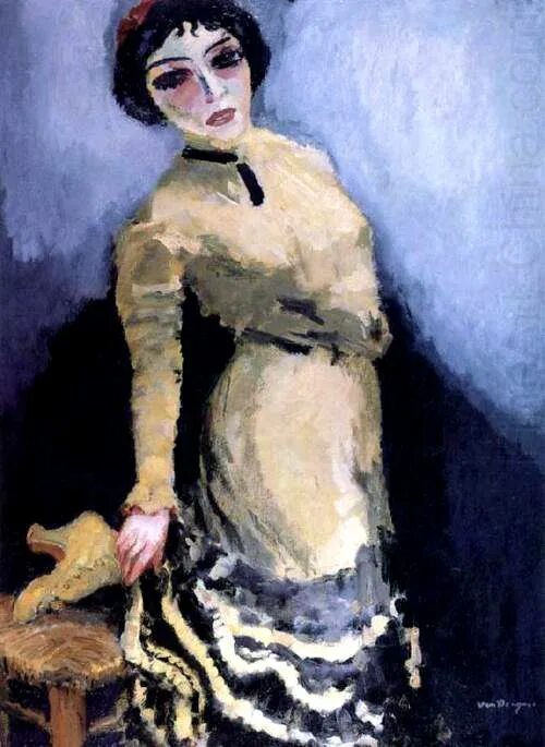 Марк ван донген фото после кислоты Kees van Dongen - The Yellow Boot, 1910 Fauvist, Fauvism, Portrait painting