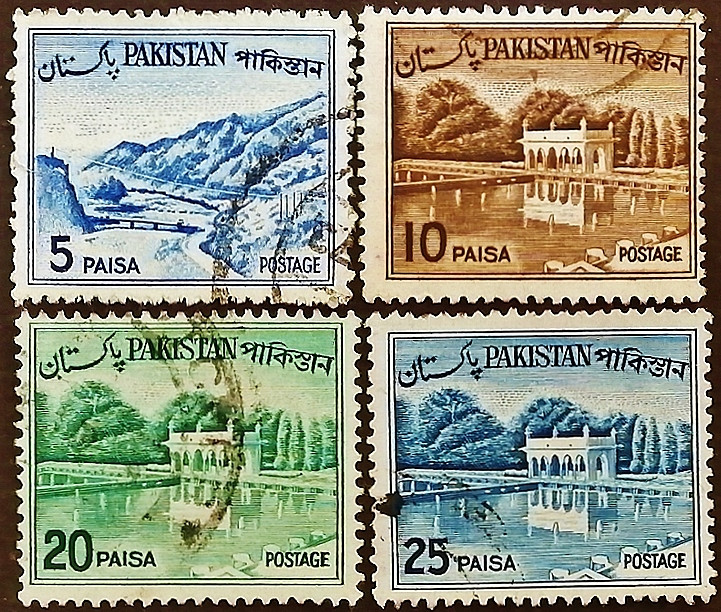Марка амода фото Набор марок (4 шт.). "Виды страны". 1963-1970 годы, Пакистан. Интернет-магазин д