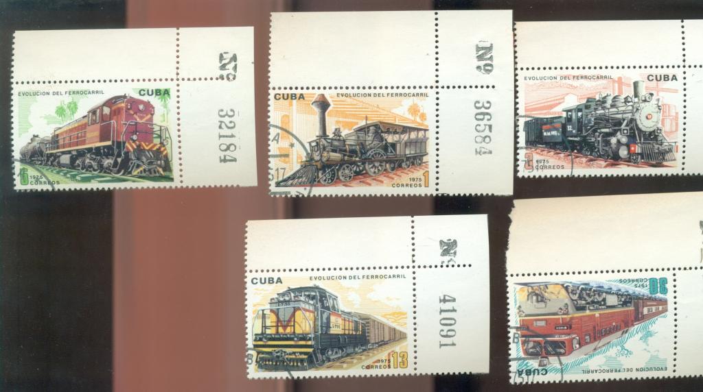 Марка дороги какой фото Куба 1975г. Железнодорожный транспорт Мих.№ 2085-89 - покупайте на Auction.ru по