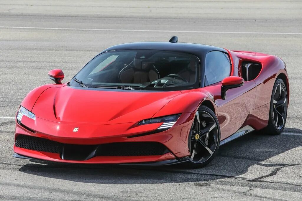 Марка феррари фото Ferrari SF90 Stradale 2019, 2020, 2021, 2022, купе, 1 поколение, F173 технически