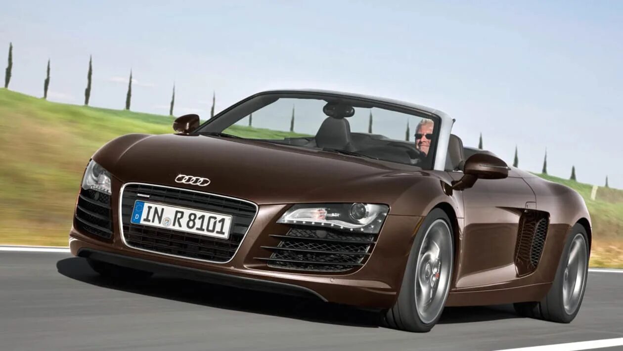 Марка машины ауди фото Audi R8 Spyder V8 4.2 FSI quattro review evo