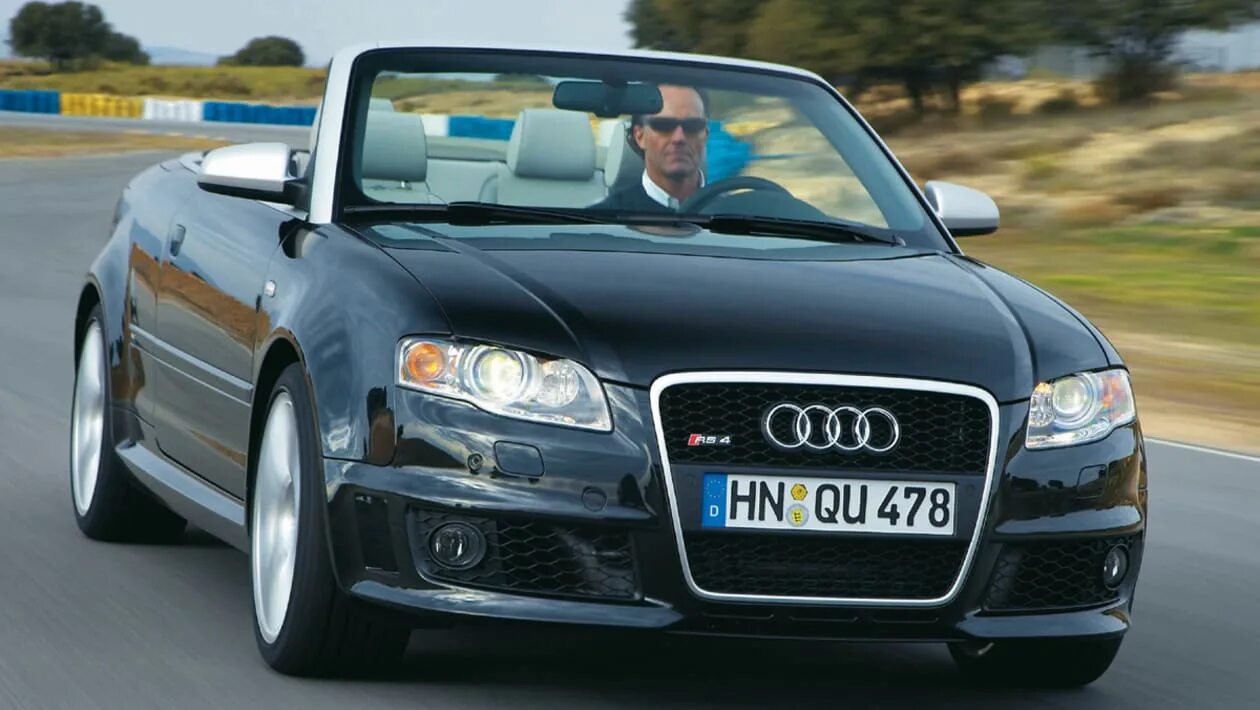 Марка машины ауди фото Audi RS4 Cabriolet B7 review (2007-2008) - price, specs and 0-60 time evo