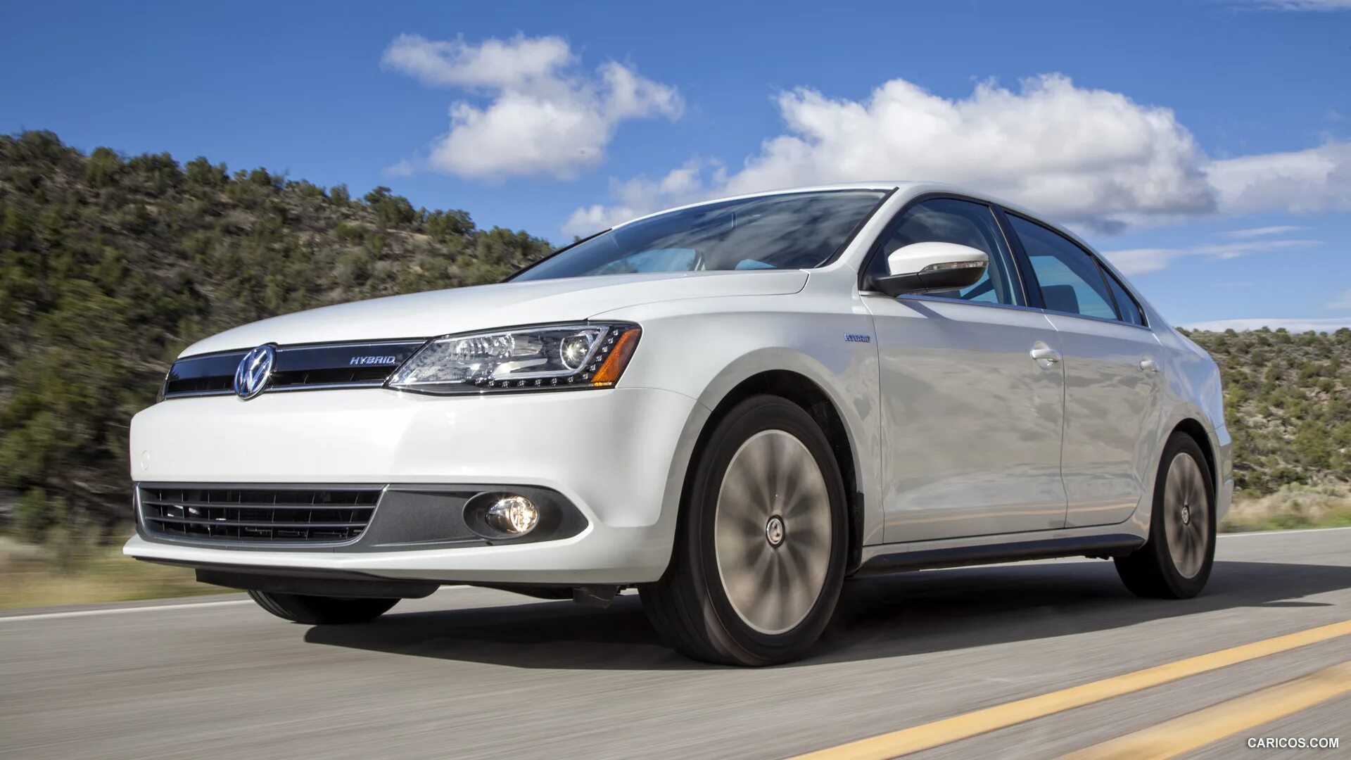 Марка машины джетта фото Volkswagen Jetta Hybrid 2013MY Front