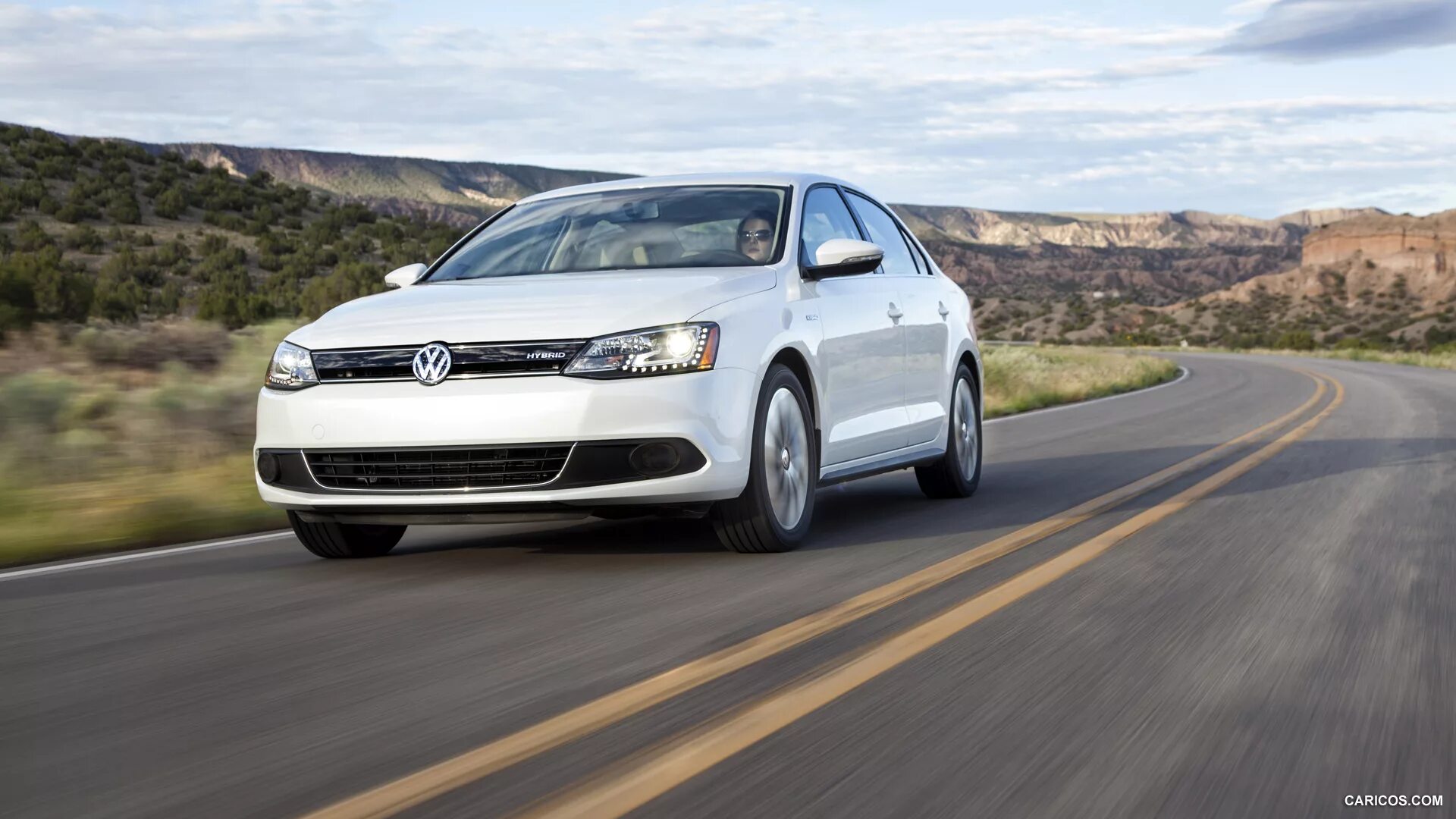 Марка машины джетта фото Volkswagen Jetta Hybrid 2013MY Front