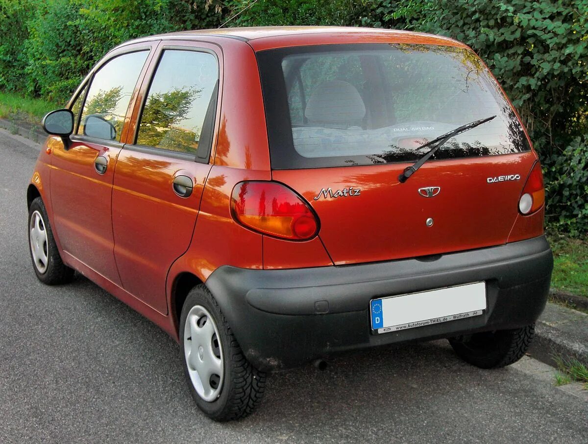 Марка машины матиз фото Файл:Daewoo Matiz 20090815 rear.JPG - Википедия