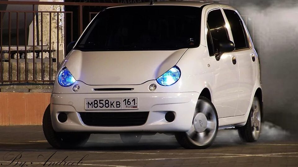 Марка машины матиз фото Daewoo Matiz (M100, M150) 0.8 бензиновый 2009 Вашпе белий паравотник на DRIVE2