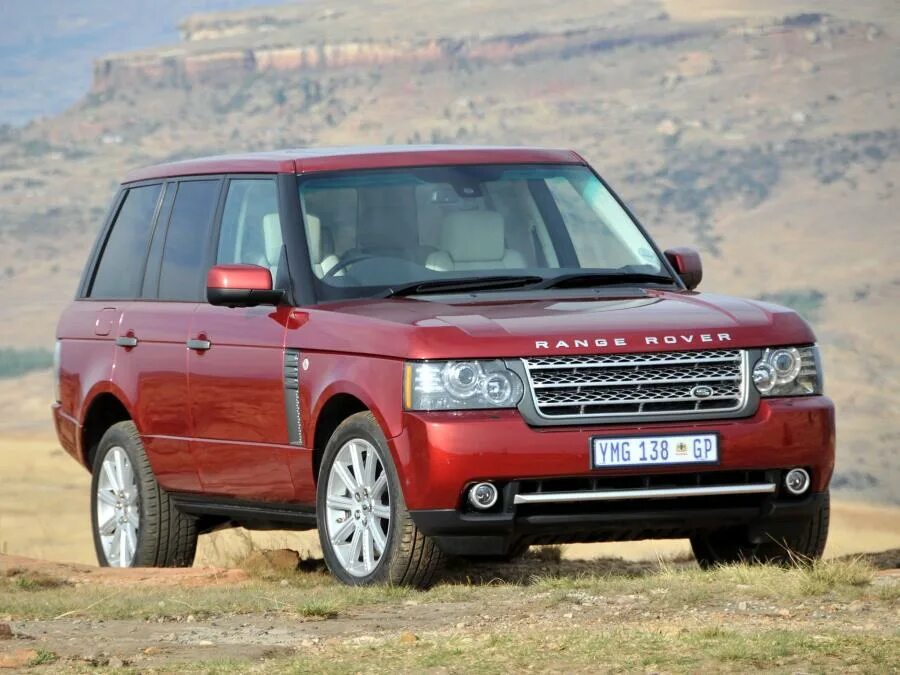 Марка машины ровер фото Land Rover Range Rover Supercharged 2009 года выпуска для рынка Южной Африки. Фо