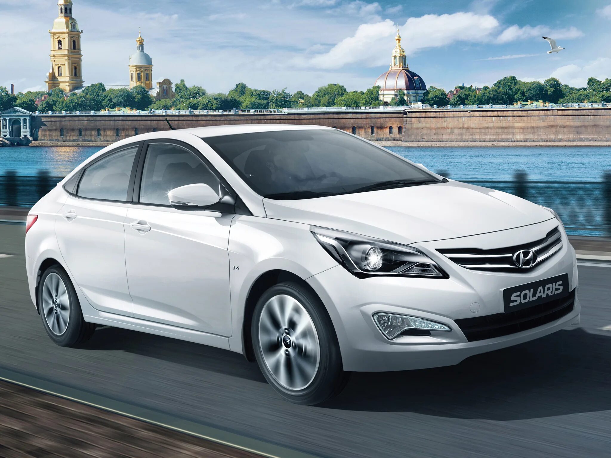 Марка машины солярис фото Шины и диски для Hyundai Solaris 2015 1.6i I (RBr) Facelift, размер колёс на Хуу