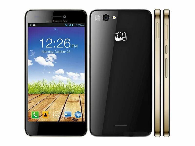 Марка телефона по фото Micromax Canvas Knight Cameo A290 Black Gold - купить, цены, отзывы - ZurMarket.