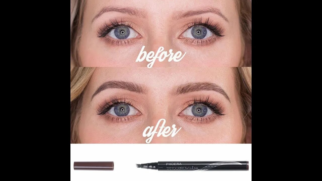 Маркер для бровей фото Waterproof Microblading Pen Sephora - YouTube